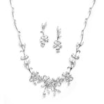 Load image into Gallery viewer, Cubic Zirconia Bridal Necklace Set