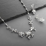 Load image into Gallery viewer, Cubic Zirconia Bridal Necklace Set