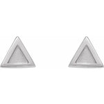 Load image into Gallery viewer, Dreamy and Eye-Catching Jewelry Gifts for Women: Triangle Gold Stud Earrings