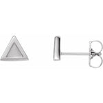 Load image into Gallery viewer, Dreamy and Eye-Catching Jewelry Gifts for Women: Triangle Gold Stud Earrings