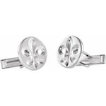 Load image into Gallery viewer, Mens Fleur De Lis Cufflinks
