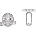 Load image into Gallery viewer, Mens Fleur De Lis Cufflinks