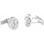 Load image into Gallery viewer, Mens Fleur De Lis Cufflinks