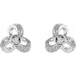 Load image into Gallery viewer, Exquisite Diamond Knot Earrings for Women