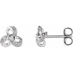 Load image into Gallery viewer, Exquisite Diamond Knot Earrings for Women