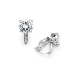 Load image into Gallery viewer, Platinum-Plated Stud Earrings