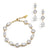 Cubic Zirconia Bracelet and Earring Set