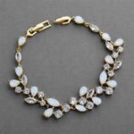 Load image into Gallery viewer, Opal Stone Bridal Bracelet