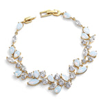 Load image into Gallery viewer, Opal Stone Bridal Bracelet