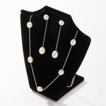 Load image into Gallery viewer, Ivory Pearl Necklace And Earrings Set For Wedding