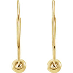 Load image into Gallery viewer, Youth Charm Hoop Earrings