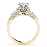 Load image into Gallery viewer, Round Diamond Pave Set Engagement Ring