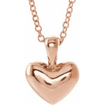 Load image into Gallery viewer, Whimsy Youth Heart Necklace