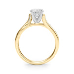 Load image into Gallery viewer, Elegant Multi Row Round Diamond Engagement Ring