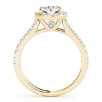 Load image into Gallery viewer, Round Cut Halo Diamond Engagement Ring