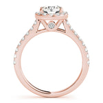 Load image into Gallery viewer, Round Cut Halo Diamond Engagement Ring