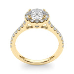 Load image into Gallery viewer, Round Cut Halo Diamond Engagement Ring