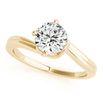 Load image into Gallery viewer, Classic Round-Cut Solitaire Diamond Engagement Ring