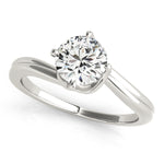 Load image into Gallery viewer, Classic Round-Cut Solitaire Diamond Engagement Ring