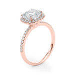 Load image into Gallery viewer, Radiant Cushion Cut Lab Grown Diamond Halo Ring