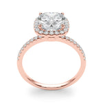 Load image into Gallery viewer, Radiant Cushion Cut Lab Grown Diamond Halo Ring