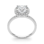 Load image into Gallery viewer, Radiant Cushion Cut Lab Grown Diamond Halo Ring