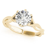 Load image into Gallery viewer, Round Solitaire Engagement Ring