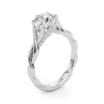 Load image into Gallery viewer, Round Solitaire Engagement Ring