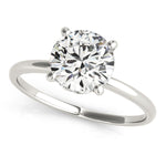 Load image into Gallery viewer, Single Row Round Diamond Engagement Ring