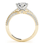 Load image into Gallery viewer, Pave Set Round Diamond Engagement Ring