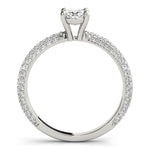 Load image into Gallery viewer, Oval Cut Pave Engagement Ring