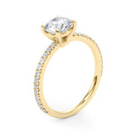 Load image into Gallery viewer, Delicate Four Prong Lab Grown Diamond Ring