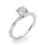 Load image into Gallery viewer, Twisted Design Engagement Ring