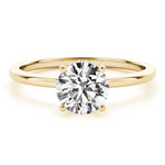 Load image into Gallery viewer, Hidden Halo Solitaire Engagement Ring