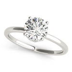 Load image into Gallery viewer, Hidden Halo Solitaire Engagement Ring