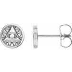 Load image into Gallery viewer, Beautiful Gold Eye of Providence Women’s Earrings