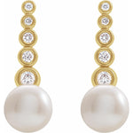 Load image into Gallery viewer, Pearlescent Cascade Teardrop Earrings