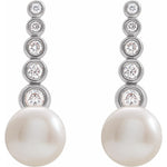 Load image into Gallery viewer, Pearlescent Cascade Teardrop Earrings