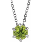 Load image into Gallery viewer, Timeless and Fancy August Birthstone Necklace