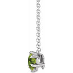 Load image into Gallery viewer, Timeless and Fancy August Birthstone Necklace