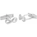 Load image into Gallery viewer, Refined Sterling Silver Cufflinks