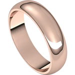 Load image into Gallery viewer, Standard Fit Half Round Wedding Band For Women