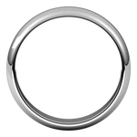 Load image into Gallery viewer, Standard Fit Half Round Wedding Band For Women