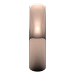 Load image into Gallery viewer, Standard Fit Half Round Wedding Band For Women