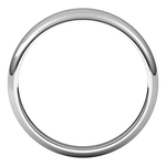 Load image into Gallery viewer, Round Tapered Half Round Wedding Band For Men