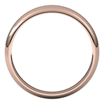 Load image into Gallery viewer, Round Tapered Half Round Wedding Band For Men