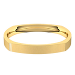 Load image into Gallery viewer, Square Mens Classic Wedding Band