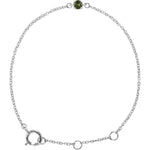 Load image into Gallery viewer, Women’s Birthstone Gifting: August Birthstone 14K White Gold Bracelet