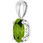 Load image into Gallery viewer, Subtle Elegance 14K White Gold Solitaire Pendant for Her