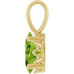 Load image into Gallery viewer, Subtle Elegance 14K White Gold Solitaire Pendant for Her